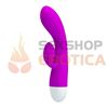 Estimulador de punto G con masajeador de clitoris y carga USB